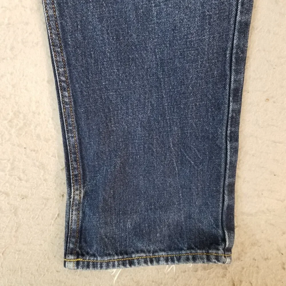 Hollister jeans men's 34x32 relaxed straight blue denim pants button fly